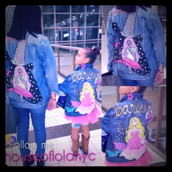 DENIM JACKETS 🌺 CUSTOM HANDPAINTED ONE OF A KIND - Picture 1 of 8